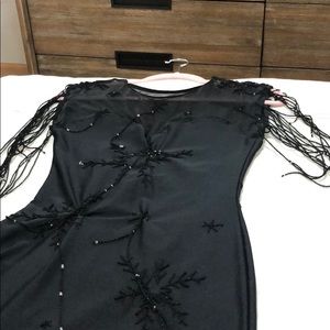 Way hand beaded dress